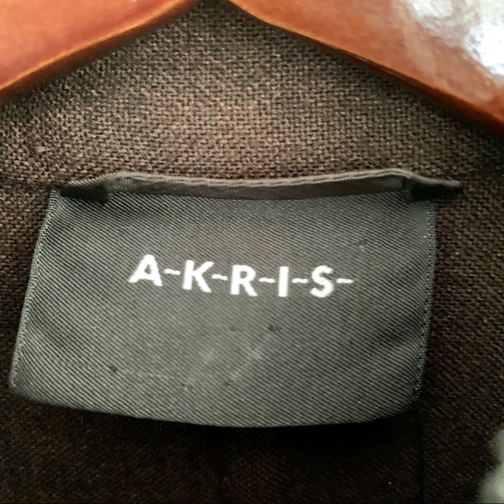 Akris Punto Stand Collar Ribbed Jacket Gray Size 8 - Picture 13 of 15